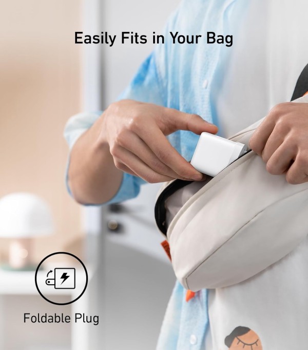 Anker 312 Ace – شاحن USB‑C فائق السرعة 25 واط    (بضمان etsal)