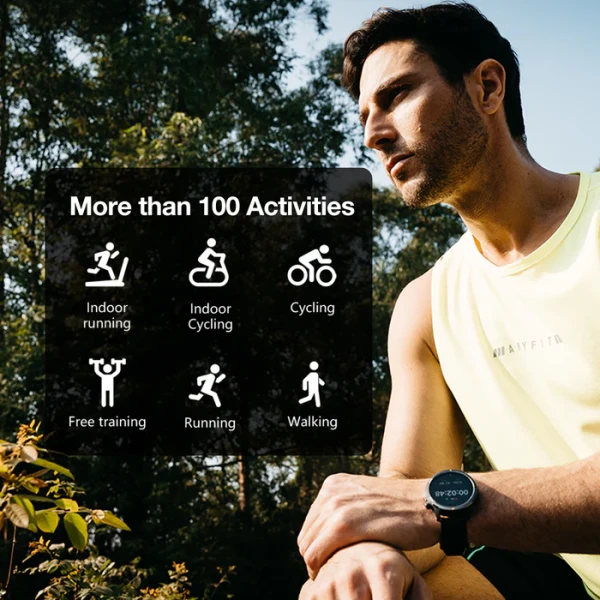 ساعة AGM Legion | متينة | شاشة AMOLED  نظام تحديد المواقع العالمي (GPS) | بوصلة