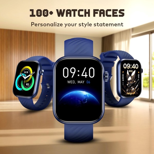 itel ISW-015 Smartwatch – شاشة 2.01" HD، مكالمات بلوتوث، مقاومة ماء IP68، 100+ وضع رياضي