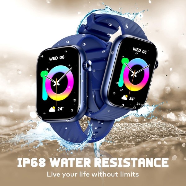 itel ISW-015 Smartwatch – شاشة 2.01" HD، مكالمات بلوتوث، مقاومة ماء IP68، 100+ وضع رياضي