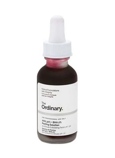 ذا اورديناري بيليـنج سوليوشن AHA 30% + BHA 2% لتقشير البشرة وتنقية المسام 30 مل | The Ordinary AHA 30% + BHA 2% Peeling Solution 30ml
