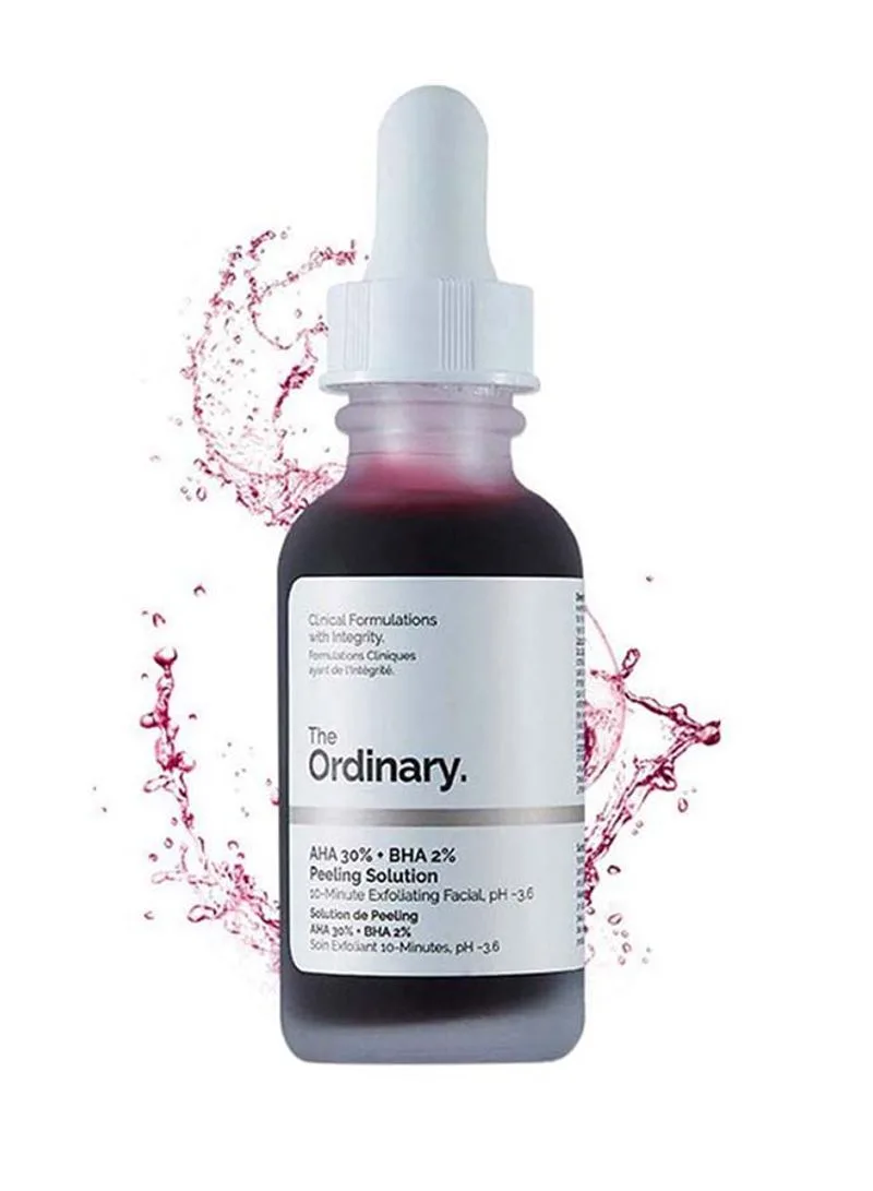 ذا اورديناري بيليـنج سوليوشن AHA 30% + BHA 2% لتقشير البشرة وتنقية المسام 30 مل | The Ordinary AHA 30% + BHA 2% Peeling Solution 30ml