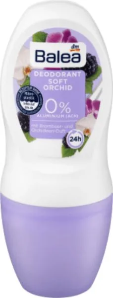 باليا مزيل العرق برائحه زهره الأوركيد بدون ألمونيوم 50 مللي  Balea Deodorant Soft Orchid Roll-On
