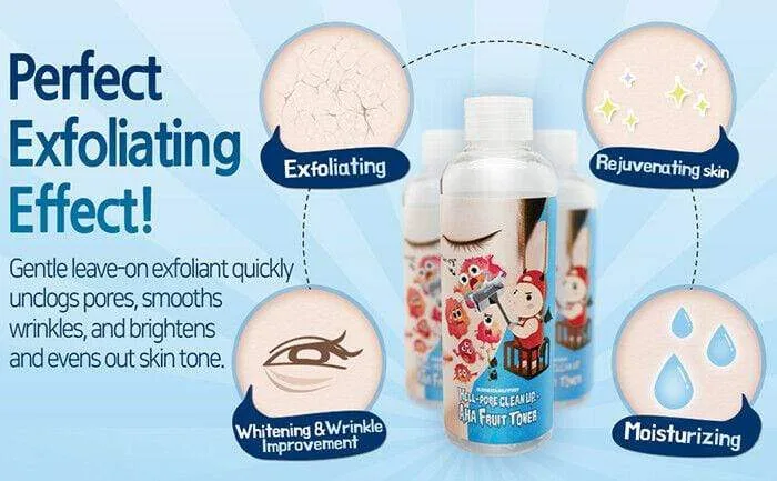 إليزافيكا هيل بور كلين  |  Elizavecca Hell Pore Clean Up Aha Fruit Toner 200Ml