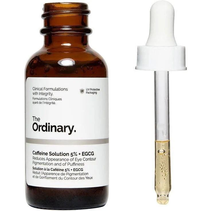 ذا اورديناري سيروم الكافيين 5% + EGCGl لتقليل الهالات والانتفاخ تحت العين 30 مل | The Ordinary Caffeine Solution 5% + EGCG 30ml
