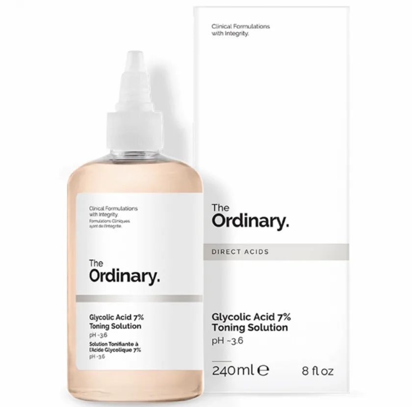 ذا اورديناري تونر بحمض الجليكوليك 7% لتقشير البشرة وتفتيحها 240 مل | The Ordinary Glycolic Acid 7% Toning Solution 240ml