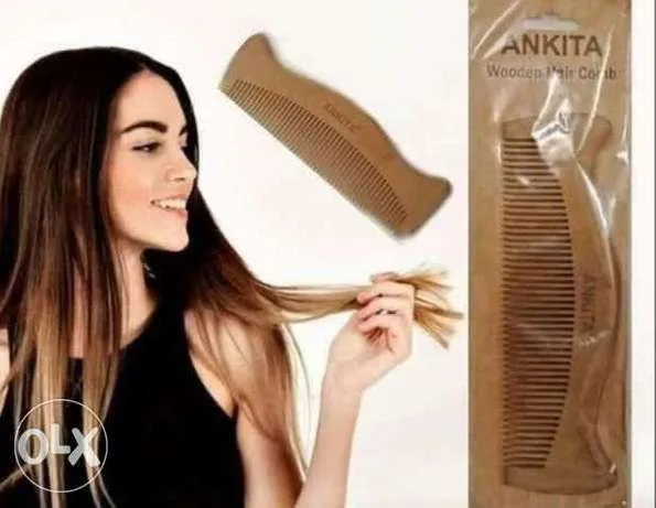 مشط خشب النيم الاصلي من Ankita