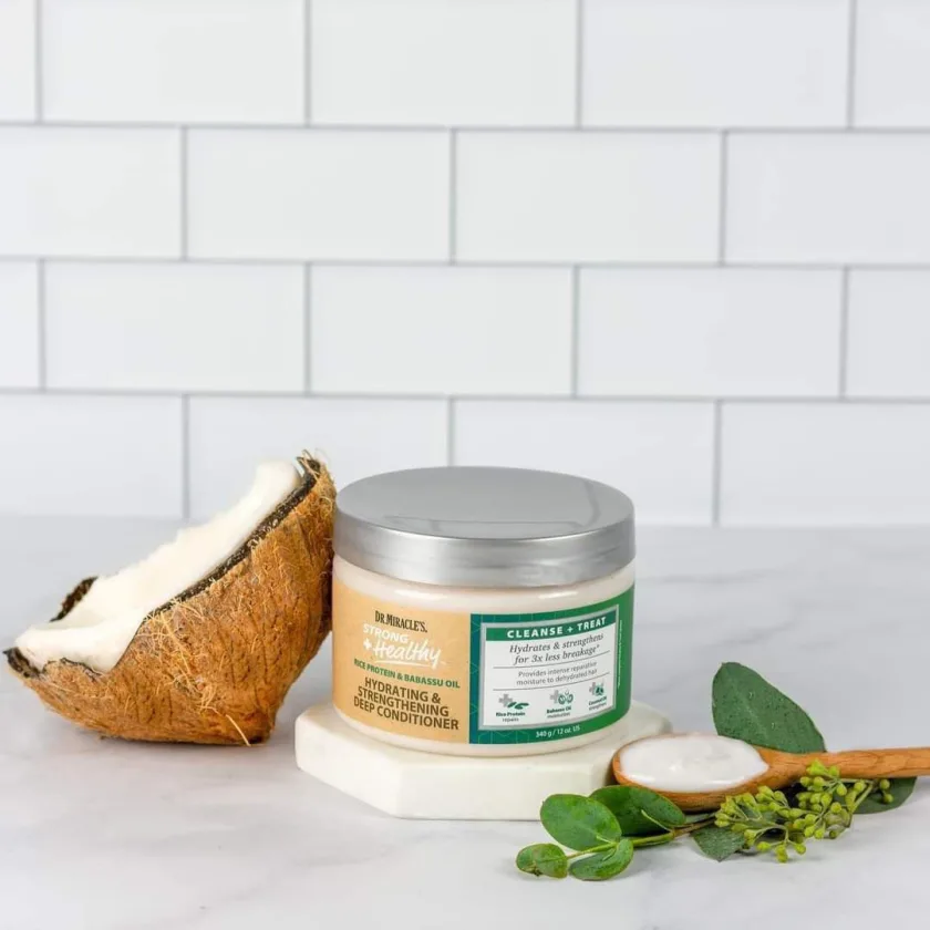 دكتور ميركل كريم ليف ان بزبدة الشيا والروزماري | Dr. Miracle's Strong & Healthy Length Retention Leave In Cream  Shea Butter, Rosemary