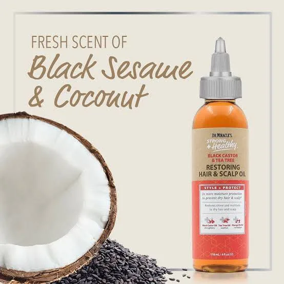 دكتور ميراكل زيت لفروة الرأس القوي والصحي  ا Dr.Miracle's Strong + Healthy Scalp Hair Oil