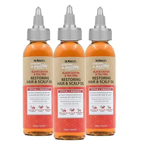 دكتور ميراكل زيت لفروة الرأس القوي والصحي  ا Dr.Miracle's Strong + Healthy Scalp Hair Oil