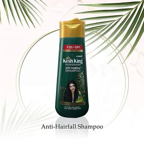 شامبو كيش كينج  بالصبار للعناية بالشعر  340 ملل  |  Kesh King Anti Hairfall Shampoo with aloe and 21 herbs, 340ml