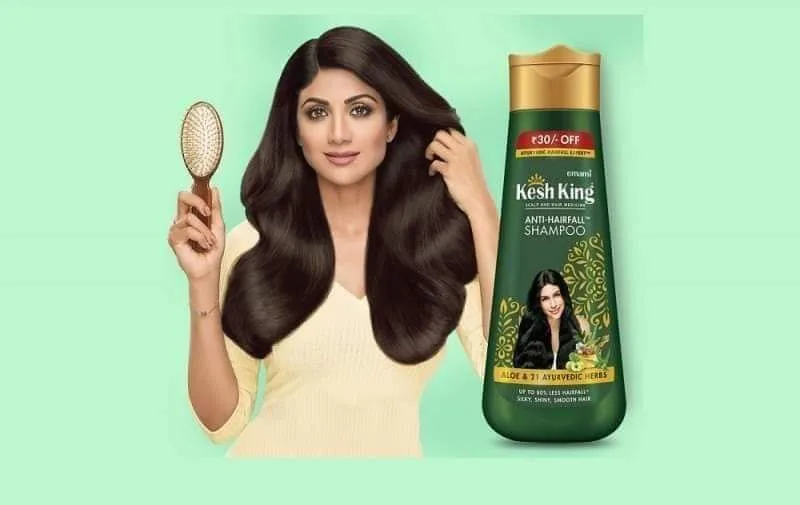 شامبو كيش كينج  بالصبار للعناية بالشعر  340 ملل  |  Kesh King Anti Hairfall Shampoo with aloe and 21 herbs, 340ml