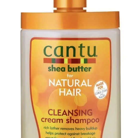 كانتو شامبو بخلاصة زبدة الشيا لترطيب الشعر 709 جرام | Cantu Shea Butter Sulfate-Free Cleansing Cream Shampoo for Natural Hair - 709 gm