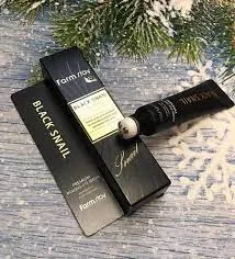 فارم ستاي سيروم الحلزون الاسود المرطب لمحاربة تجاعيد العين والهالات السوداء تحت العين- 25 مل | Farm Stay Black Snail Premium Rolling Eye Serum 25Ml