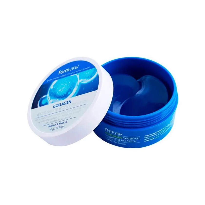 فارم ستاي باتش للعين بالكولاجين  | Farm stay collagen water full hydrogel eye patch
