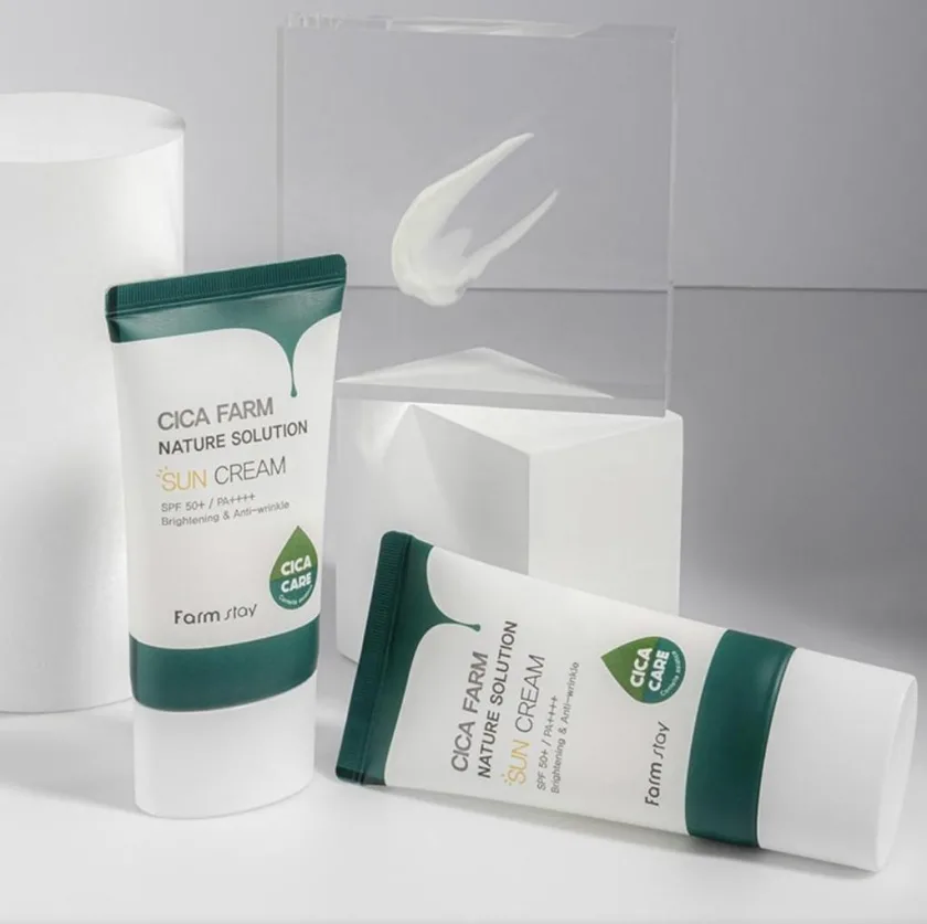 فارم ستاي سيكا فارم سولوشن صن كريم   صن بلوك | Farm Stay Cica Farm Nature Solution Sun Cream Nature