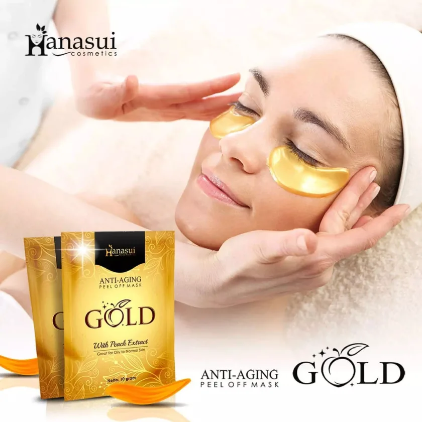 هناسي ماسك تقشير الذهب المضاد للشيخوخة  ا hanassui Anti-Aging Gold Peel Off Mask - Box