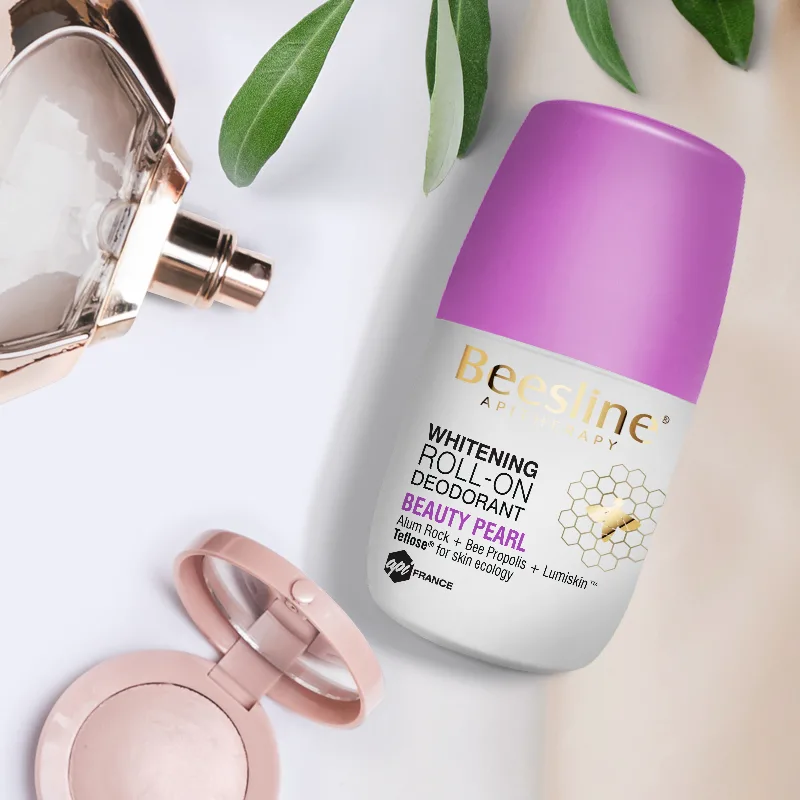 بيزلين رول أون مزيل الرائحة لتفتيح البشرة - تالق اللؤلؤ  | Beesline Whitening Roll-On Deodorant Beauty Pearl