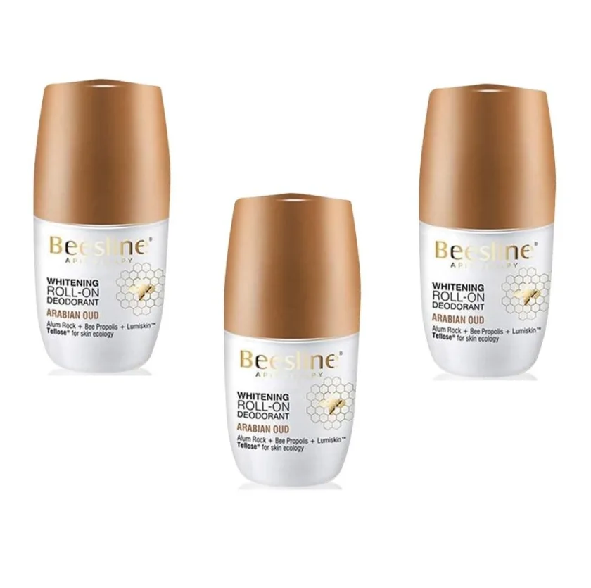 بيزلين رول أون مزيل الرائحة لتفتيح البشرة - عود عربي  | Beesline Whitening Roll-On Deodorant arabian oud