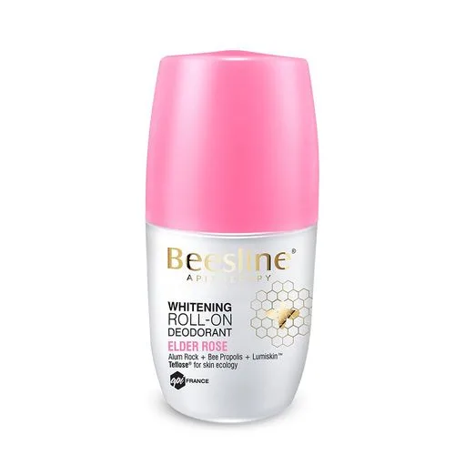 بيزلين رول أون مزيل الرائحة لتفتيح البشرة - عطر الورد  | Beesline Whitening Roll-On Deodorant Elder Rose