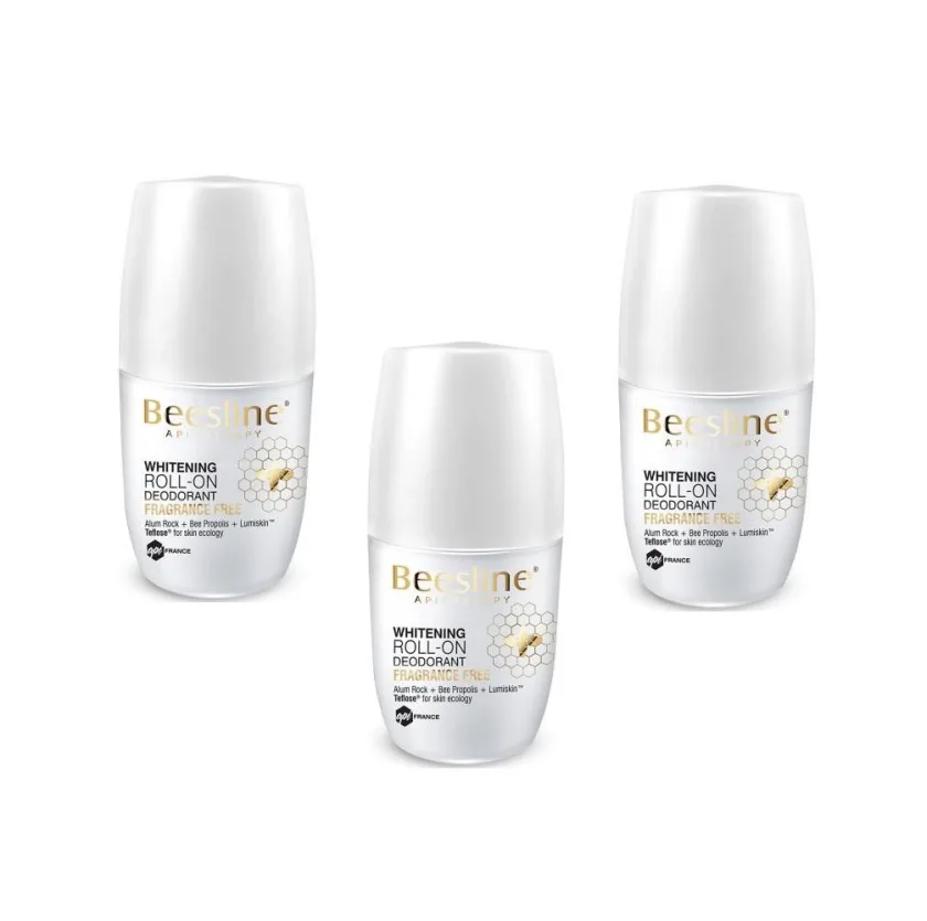 بيزلين رول أون مزيل الرائحة لتفتيح البشرة - خال من العطر  | Beesline Whitening Roll-On Deodorant Fragrance-Free
