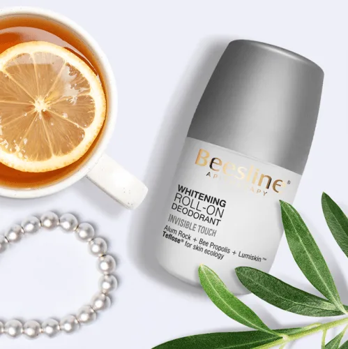 بيزلين رول أون مزيل الرائحة لتفتيح البشرة - لمسة خفية  | Beesline Whitening Roll-On Deodorant Invisible Touch