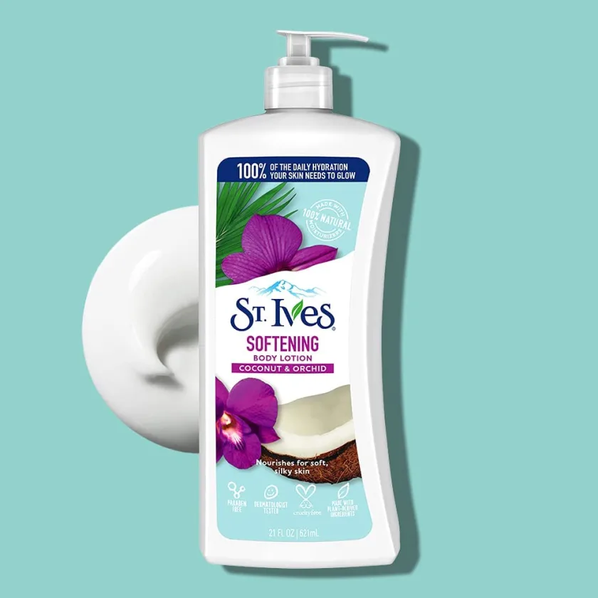 سانت ايفز لوشن للجسم بحليب جوز الهند وزهرة الأوركيد ا  St. Ives Coconut Orchid Body Lotion