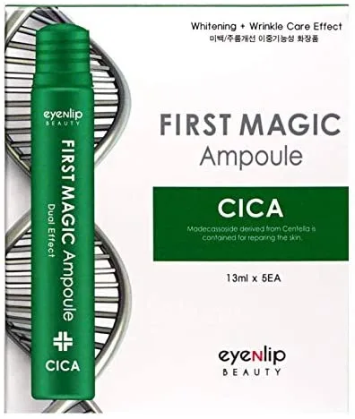 اينليب امبول السانتيلا فيرست ماجيك للوجه ( 13 مل * 5 امبولات ) | (13ml X 5PCS) EYENLIP first magic cica ampoules