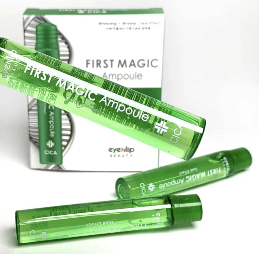 اينليب امبول السانتيلا فيرست ماجيك للوجه ( 13 مل * 5 امبولات ) | (13ml X 5PCS) EYENLIP first magic cica ampoules