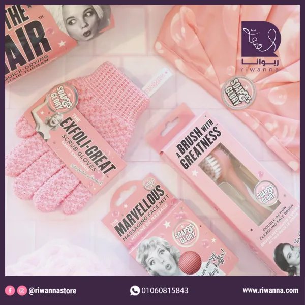 سوب اند جلوري قفازات سكراب لتقشير وتنظيف الجسم 2 قطعة | Soap & Glory Exfoliating Scrub Gloves
