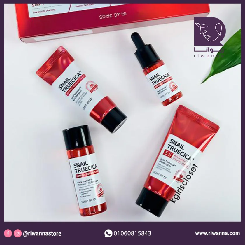 سام باي مي مجموعة سنايل تروسيكا لإصلاح وتهدئة البشرة | SOME BY MI Snail Truecica Miracle Repair Starter Kit