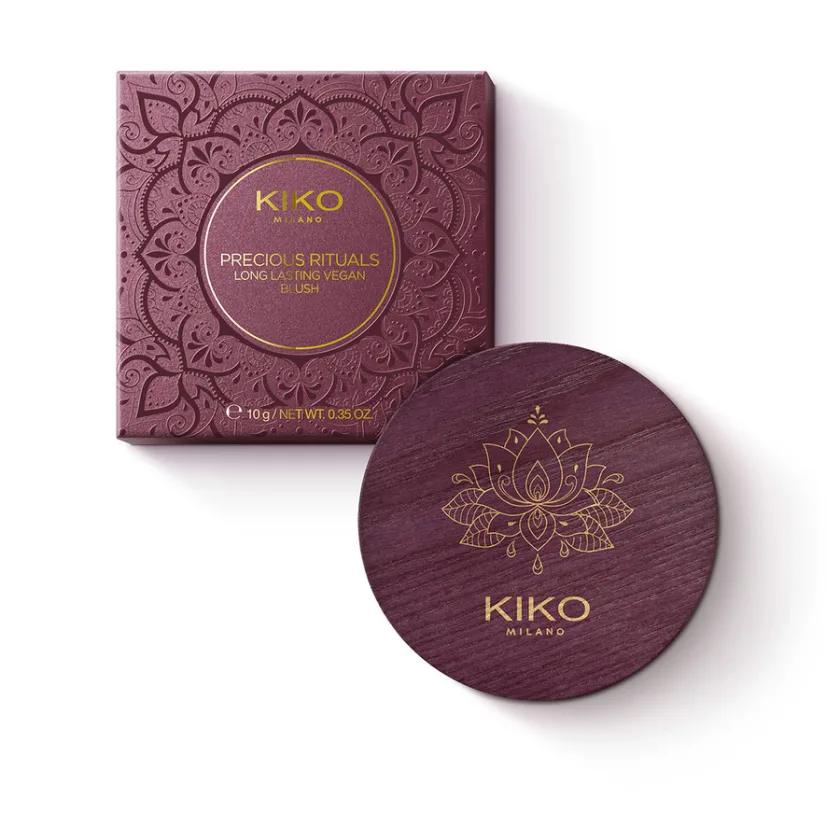 كيكو ميلانو بلاشر 02  | Kiko Milano Precious rituals long lasting vegan blush 02