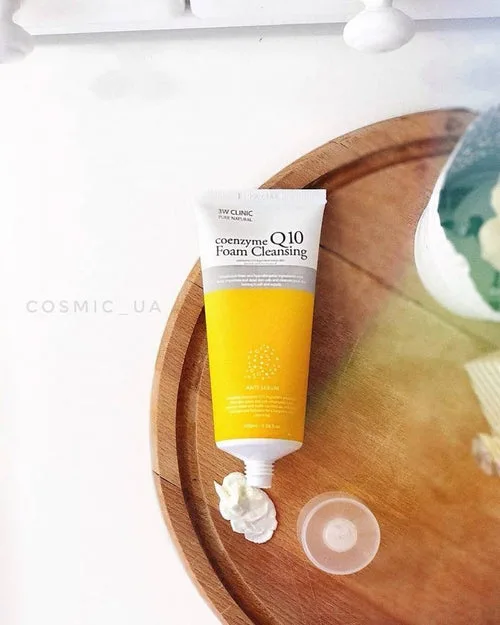 3دبليو كلينك غسول منظف للبشره بانزيم كيو 10  |  3w clinic coenzyme Q10 Foam Cleansin