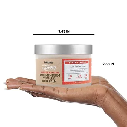 كريم دكتور ميركل للشعر ليف ان بالخروع الأسود والبيوتين  | Dr Miracle’s Strengthening Temple & Nape Balm