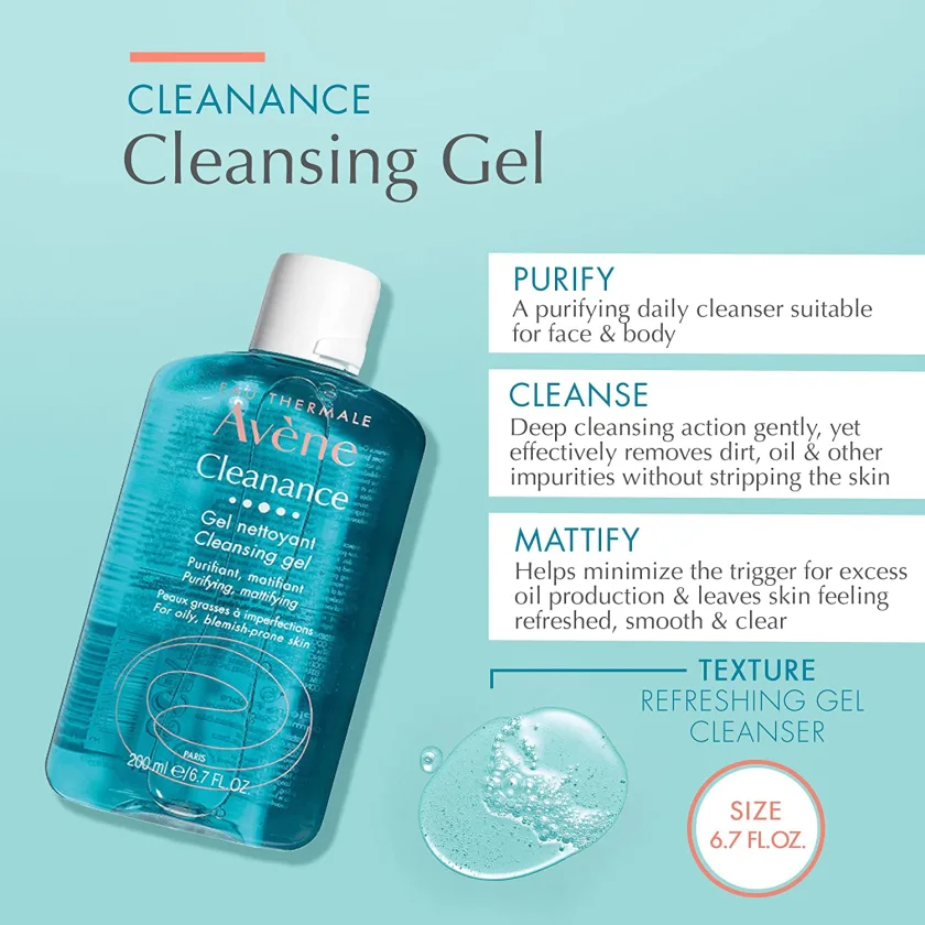 افين كلينانس جل منظف بدون صابون 200ملل | Avene Cleanance Cleansing Gel