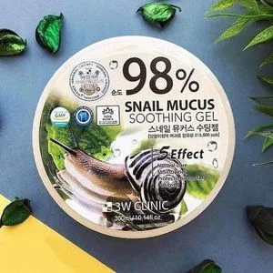 3دبليو كلينك جل الحلزون موكوس جل مسكن بـ98% | 3w Clinic 98% Snail Mucus Soothing Gel - 300ml/10.14oz
