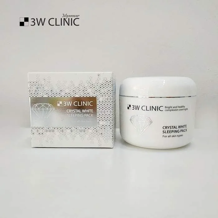 3دبليو كلينك ماسك النوم لتفتيح البشرة | 3W clinic Crystal White Sleeping Pack