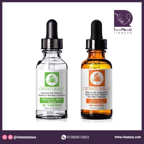 اوز ناتشورال سيروم فيتامين سي للوجه  - 30مل | OZNaturals Vitamin C Facial Serum - 30ml