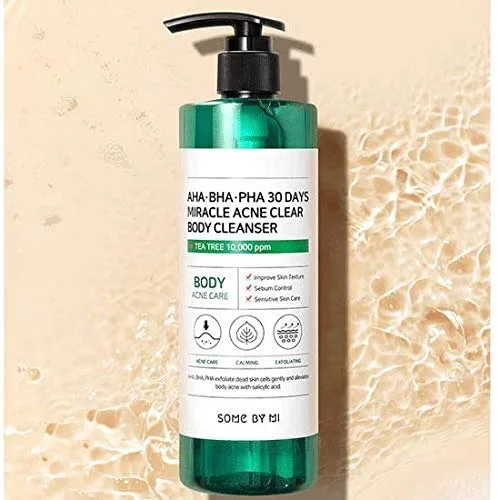 سام باي مي غسول جسم أحماض التقشير المعجزة لعلاج الحبوب 400 جرام   |   SOME BY MI AHA.BHA.PHA 30 Days Miracle Clear Body Cleanser 400g