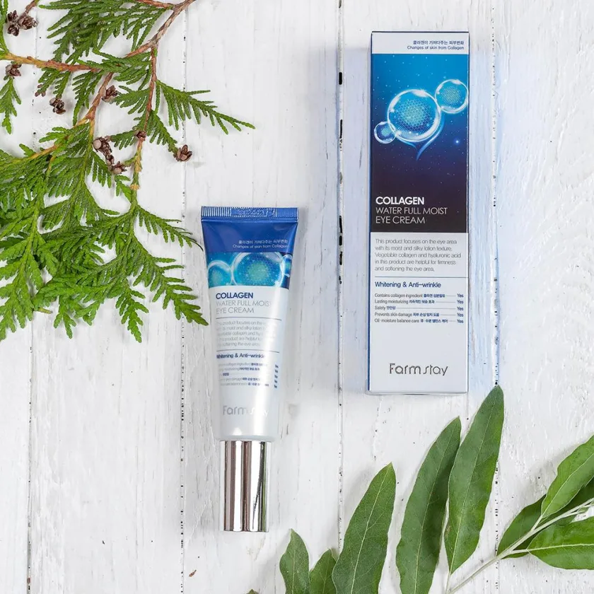 فارم ستاى كريم عين  مرطب كامل بماء الكولاجين 50 ملل   |  FARM STAY Collagen Water Full Moist Eye Cream 50ml
