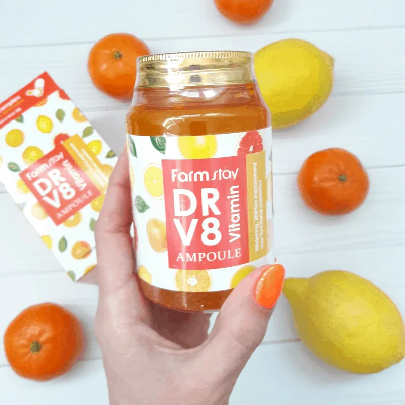 فارم ستاي DR-V8 فيتامين أمبول 250 مل   |   Farm stay DR-V8 Vitamin Ampoule - (250ml)