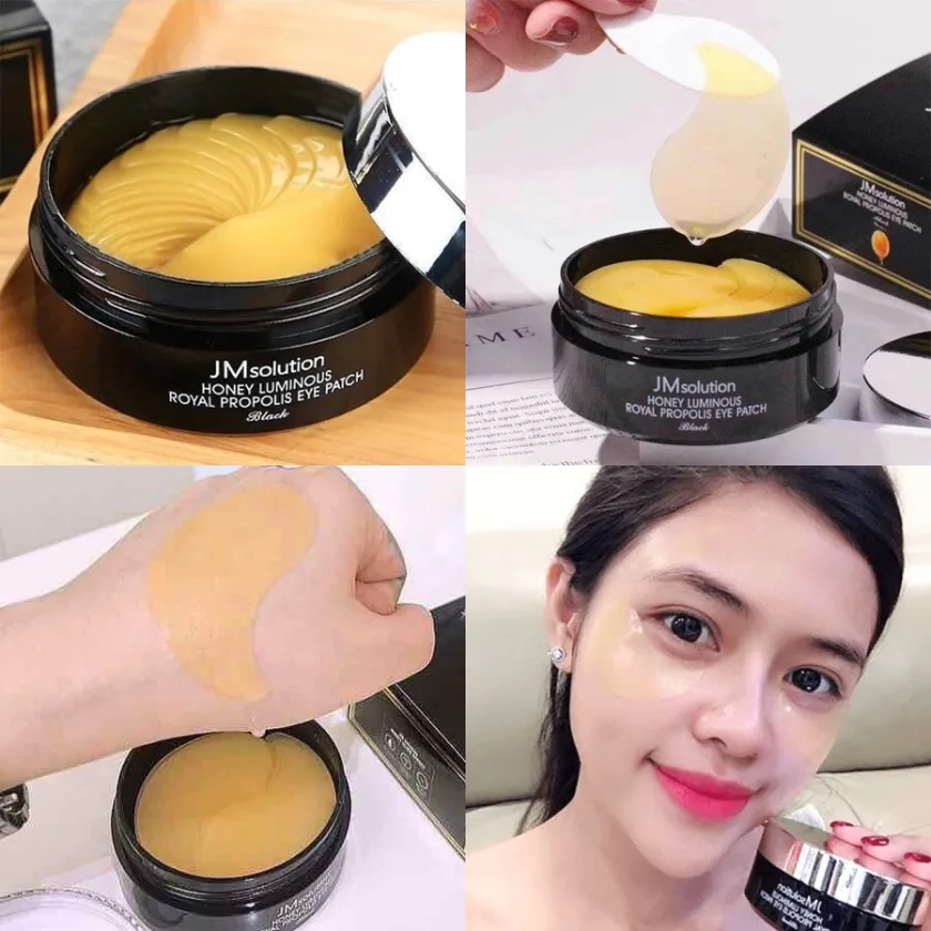 فارم ستاي لاصقة عين أمبولة من الذهب عيار 24 قيراط ومحلول ببتيد 90 جم  |   Farm Stay 24K Gold & Peptide Solution Ampoule Eye Patch 90g