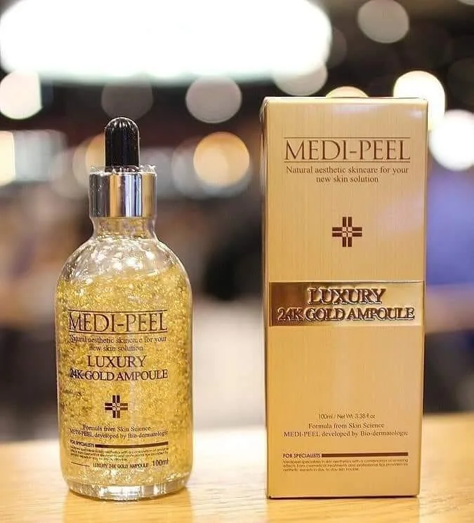 ميد بيل أمبولة ذهب عيار 24 فاخر 100 ملل  |  Medi Peel Luxury 24k Gold Ampoule 100ml