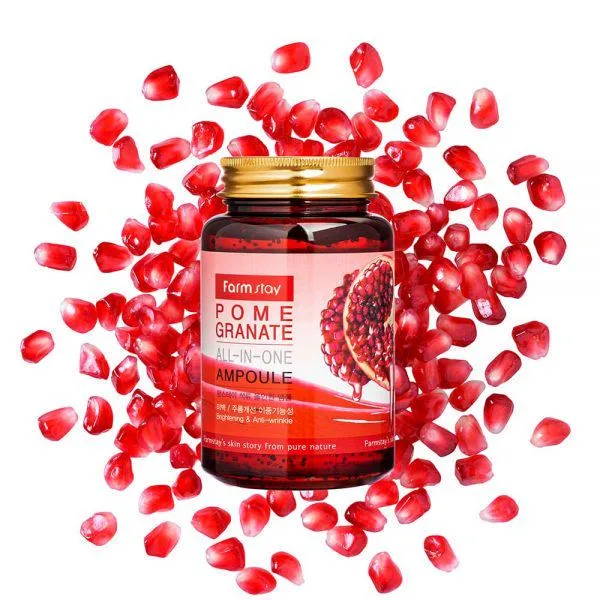 فارم ستاي أمبولة للوجه بالرمان 250 ملل  |  Farm Stay Pomegranate All In One Facial Ampoule - 250 ml