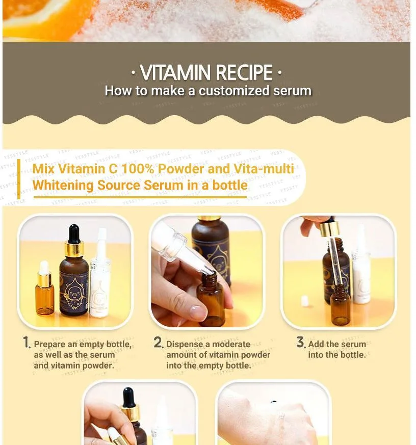 إليزافيكا مصل ميلكي بيجي 30 ملل+مسحوق فيتامين سي 12 جم  |  Elizavecca Milky Piggy Multi Whitening Sauce Serum 30ml + Vitamin C 100% Powder 12g