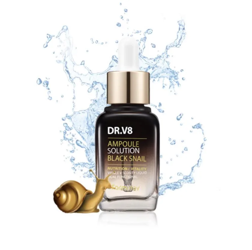 فارم ستاى سيروم الحلزون الأسود 30 ملل  |  Farm Stay Dr.V8 Black Snail Ampoule Solution 30 ml