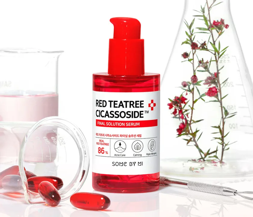 سام باي مي سيروم ديرما سيكاسوسيد بخلاصة شجرة الشاي الأحمر 50 مل | SOME BY MI Red Tea Tree Cicassoside Derma Solution Serum 50ml