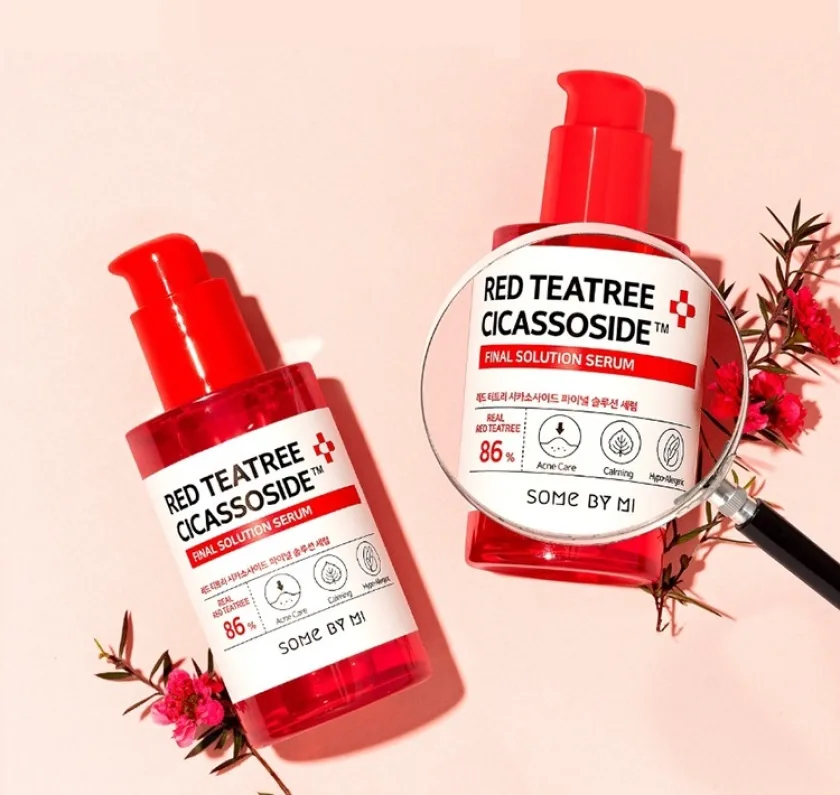 سام باي مي سيروم ديرما سيكاسوسيد بخلاصة شجرة الشاي الأحمر 50 مل | SOME BY MI Red Tea Tree Cicassoside Derma Solution Serum 50ml