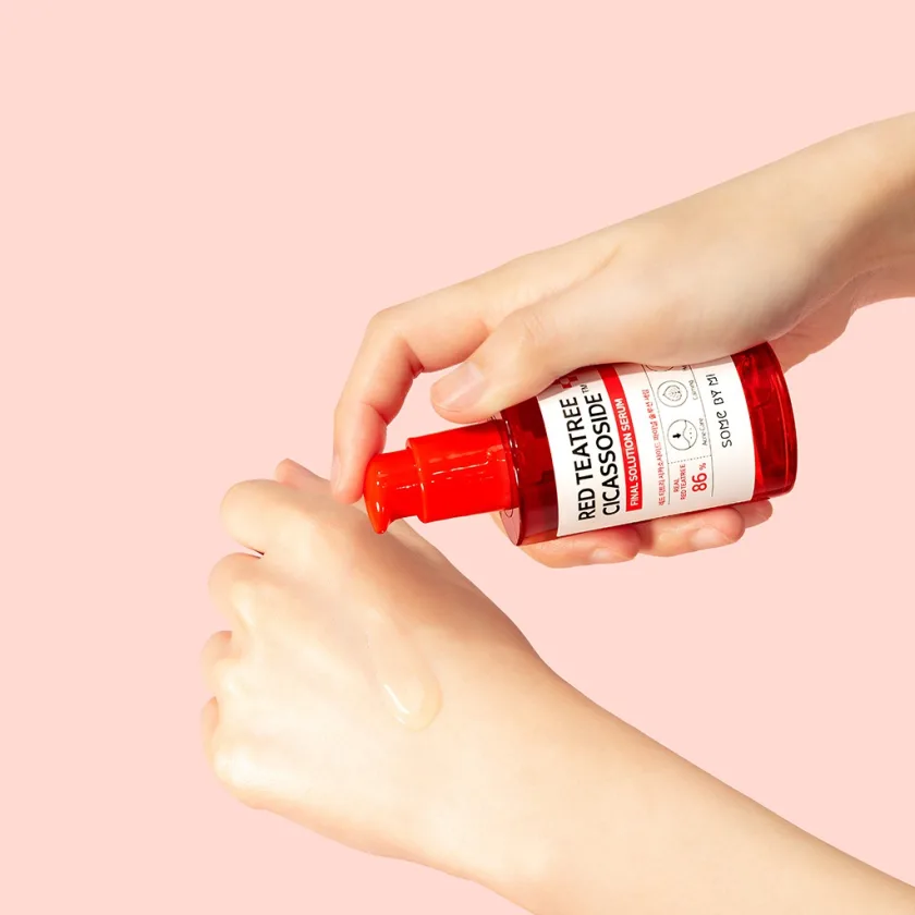 سام باي مي سيروم ديرما سيكاسوسيد بخلاصة شجرة الشاي الأحمر 50 مل | SOME BY MI Red Tea Tree Cicassoside Derma Solution Serum 50ml