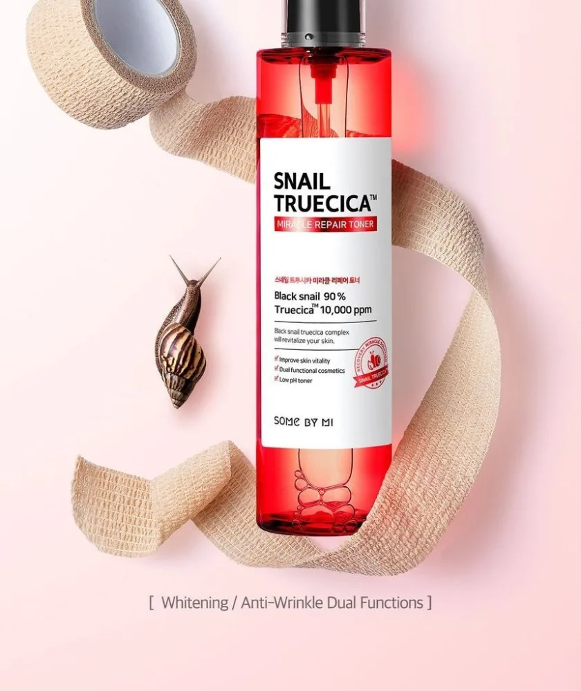 سام باي مي تونر سنيل تروسيكا ميراكل معالج للبشرة 135 مل | SOME BY MI Snail Truecica Miracle Repair Toner 135ml